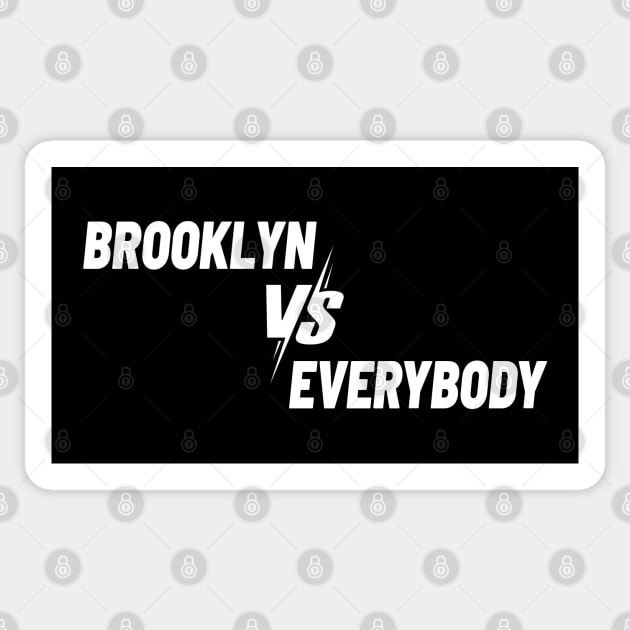 Brooklyn Vs. Everybody New York Sticker by CoinDesk Podcast